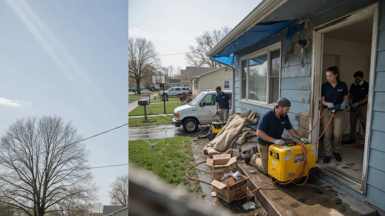 Basement Flood Cleanup in Athol, KS near me